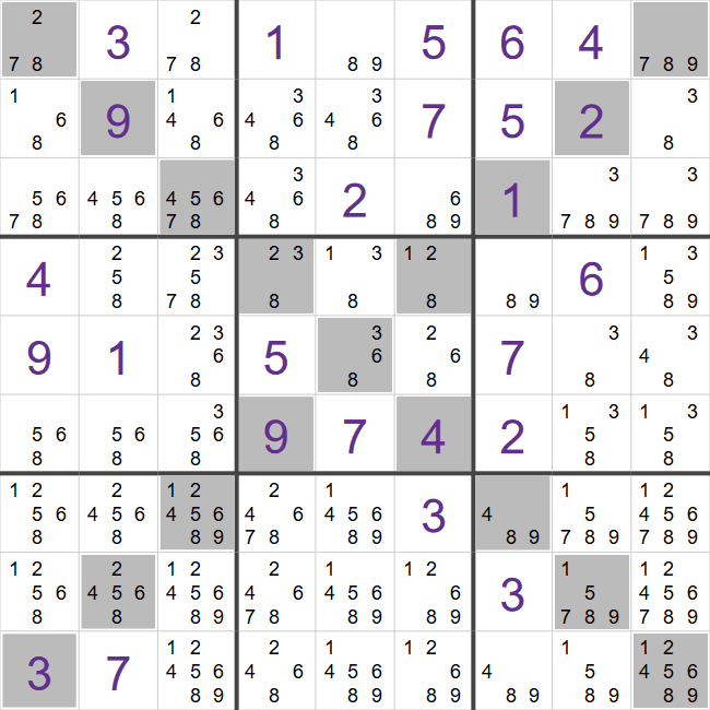 X-Sudoku empty grid