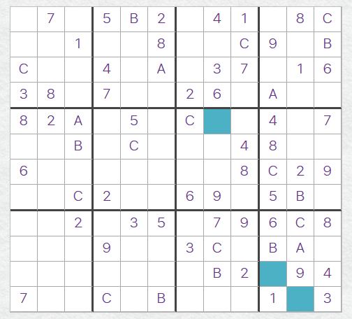 12x12 Giant Sudoku puzzle