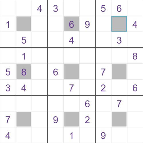 Center Dot Sudoku puzzle