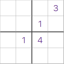 Kids Sudoku puzzle