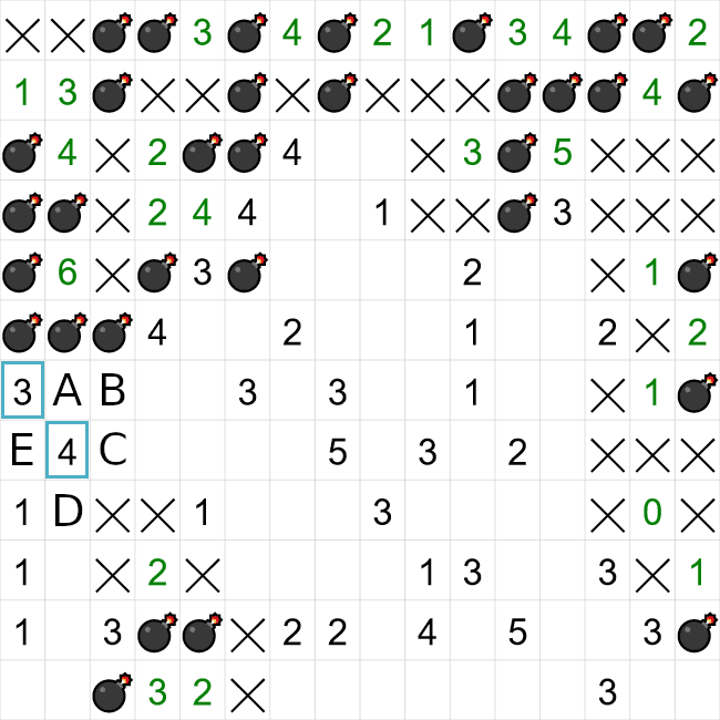 Minesweeper puzzle