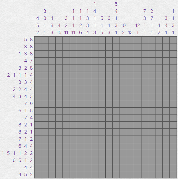 Nonograms puzzle