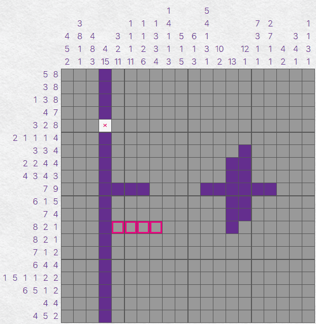 Nonograms puzzle