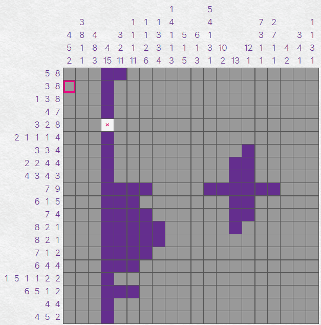 Nonograms puzzle