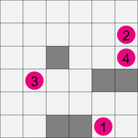 NumberMaze starting grid