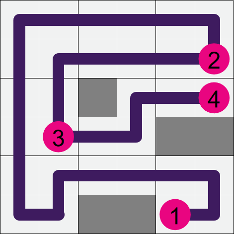 NumberMaze solution