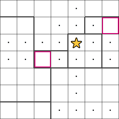 Star Battle puzzle solution