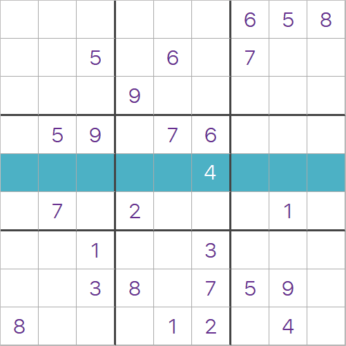 Sudoku puzzle