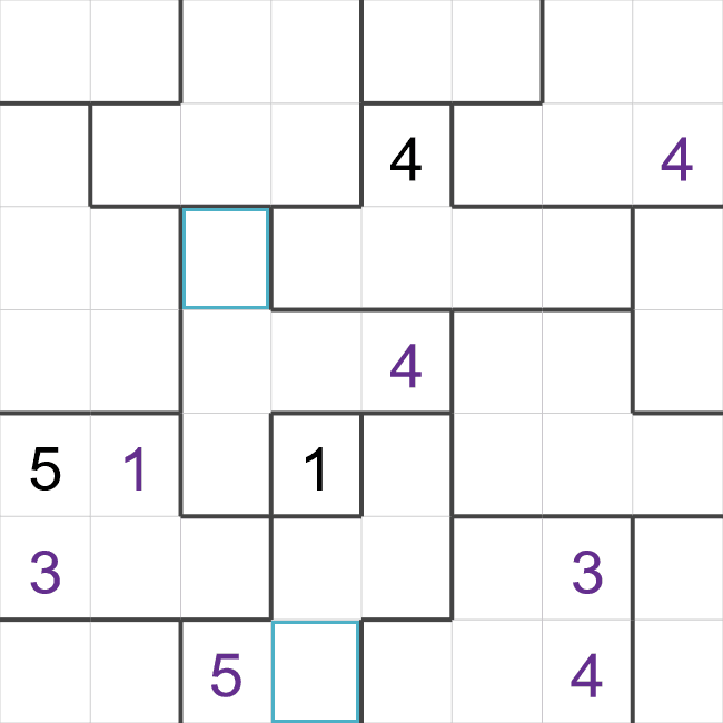 Suguru puzzle