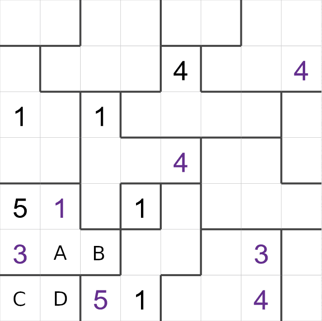 Suguru puzzle