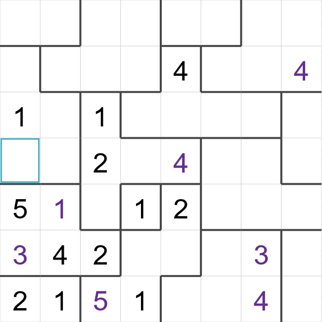 Suguru puzzle