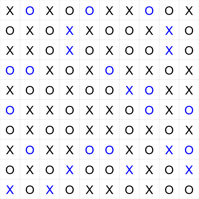 TicTacToe puzzle solution